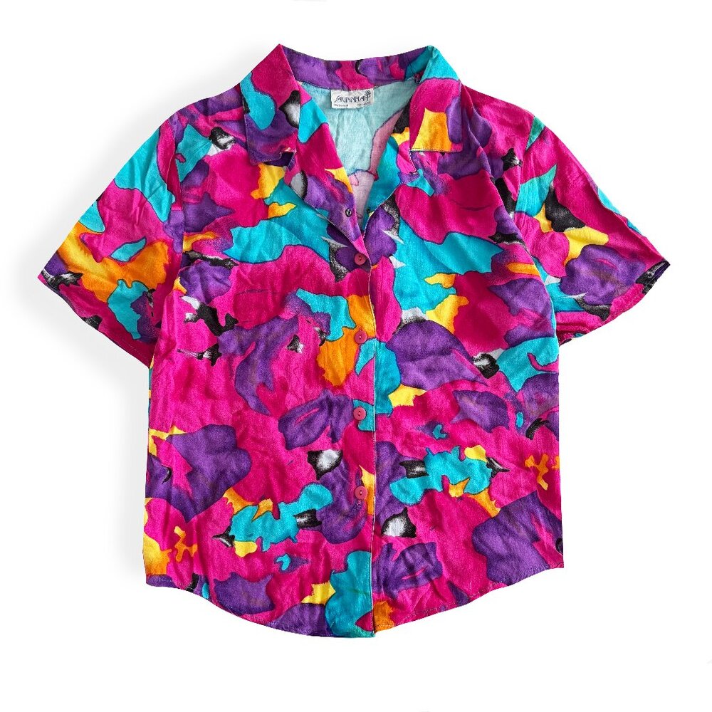 Vintage Savannah Button Down Short Sleeve Shir